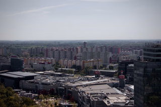 Bratislava city buildings and modern skyline