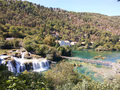 Waterfalls and forest in Krka National Park, Croatia